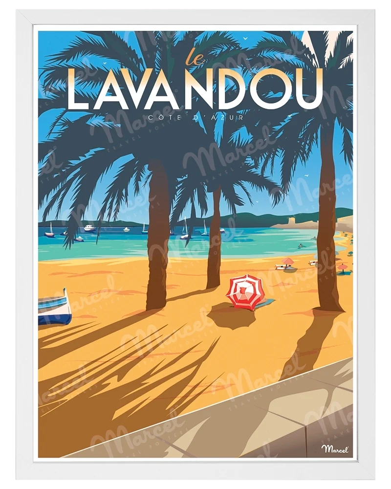 Affiche LE LAVANDOU