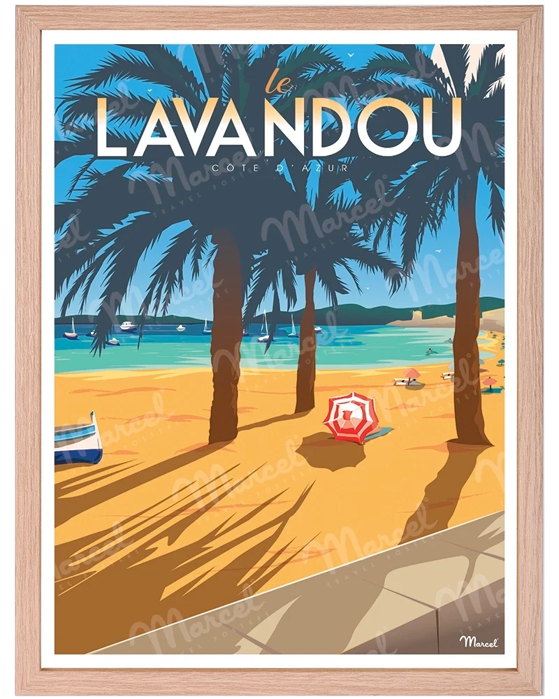 Affiche LE LAVANDOU