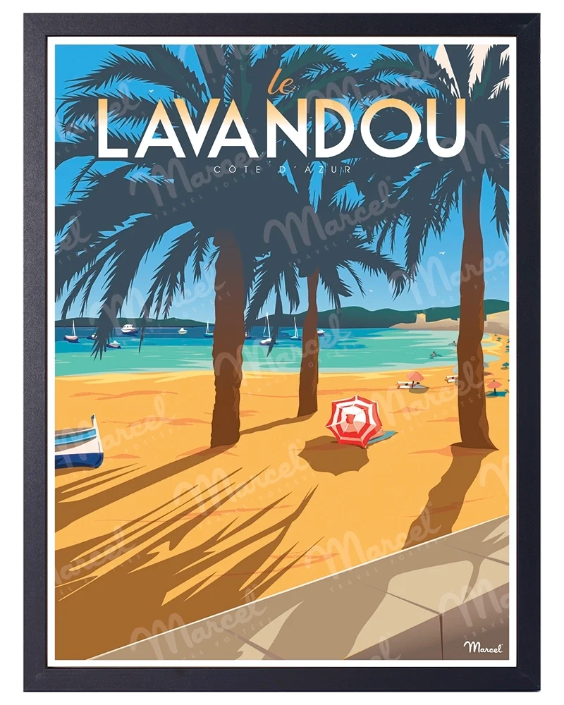 Affiche LE LAVANDOU