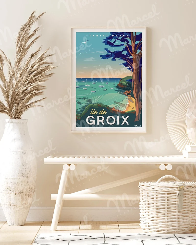 Affiche ÎLE DE GROIX