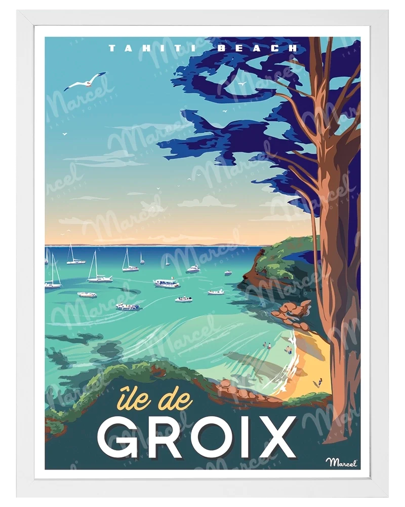 Affiche ÎLE DE GROIX