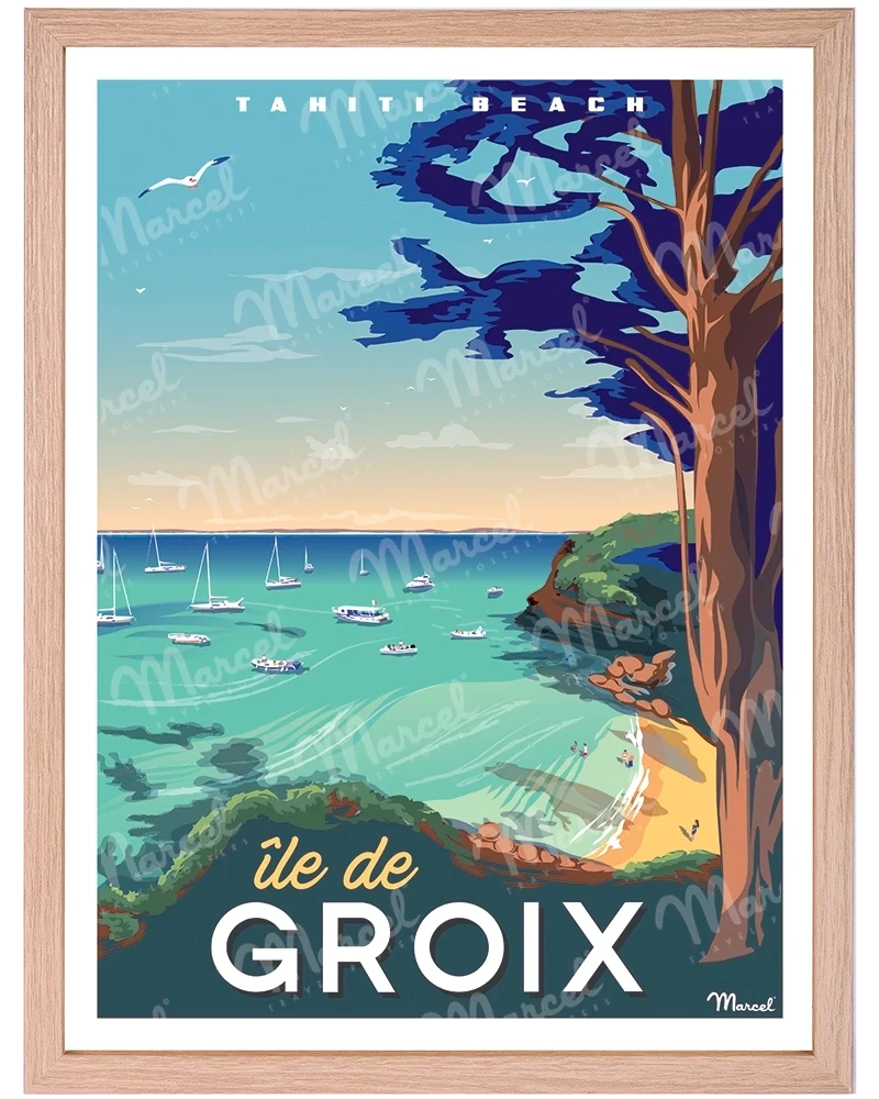 Affiche ÎLE DE GROIX