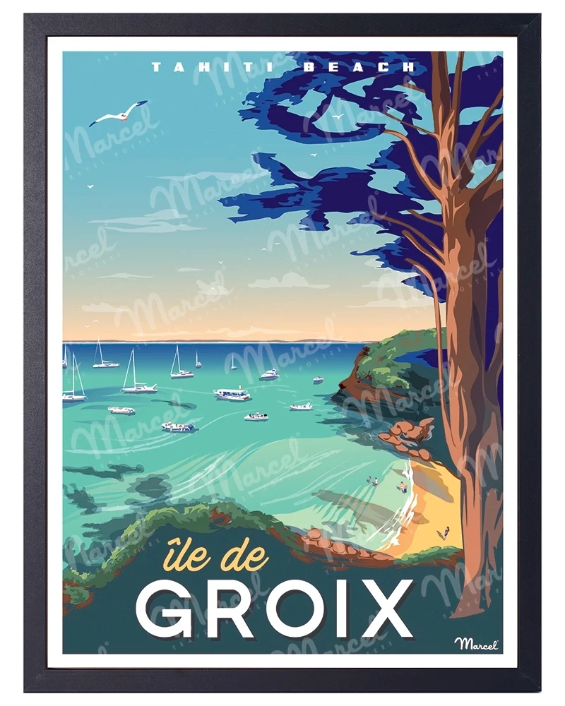 Affiche ÎLE DE GROIX