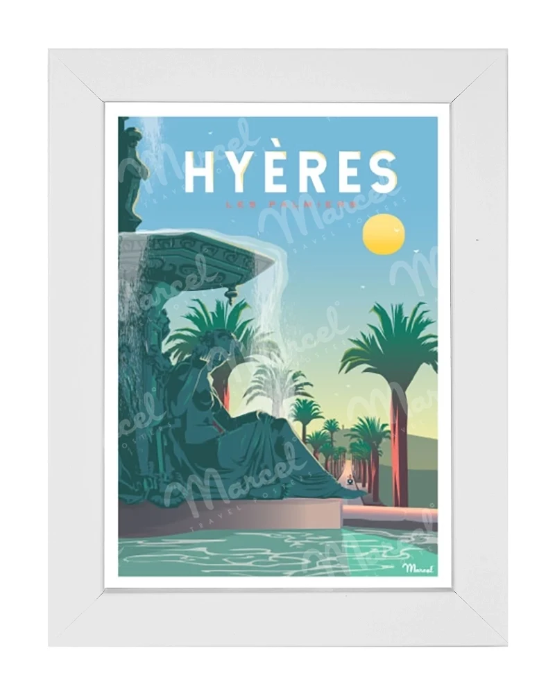 Carte Postale HYÈRES "Les Palmiers"