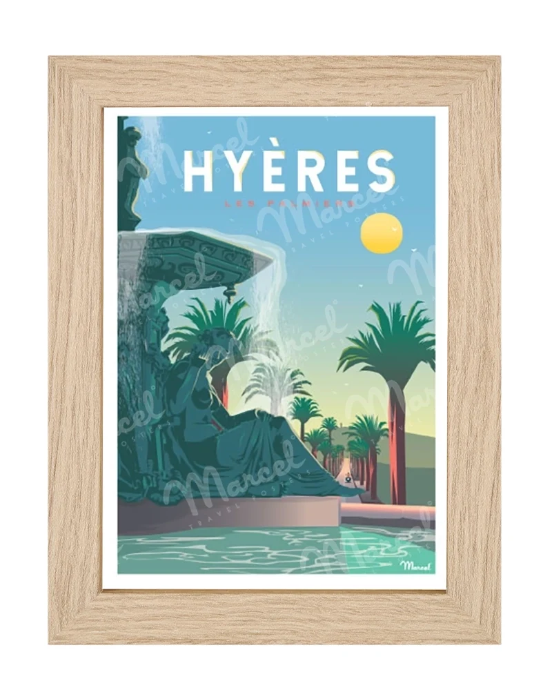 Carte Postale HYÈRES "Les Palmiers"