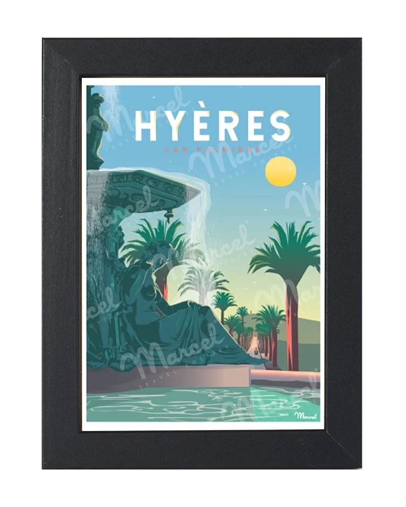 Carte Postale HYÈRES "Les Palmiers"