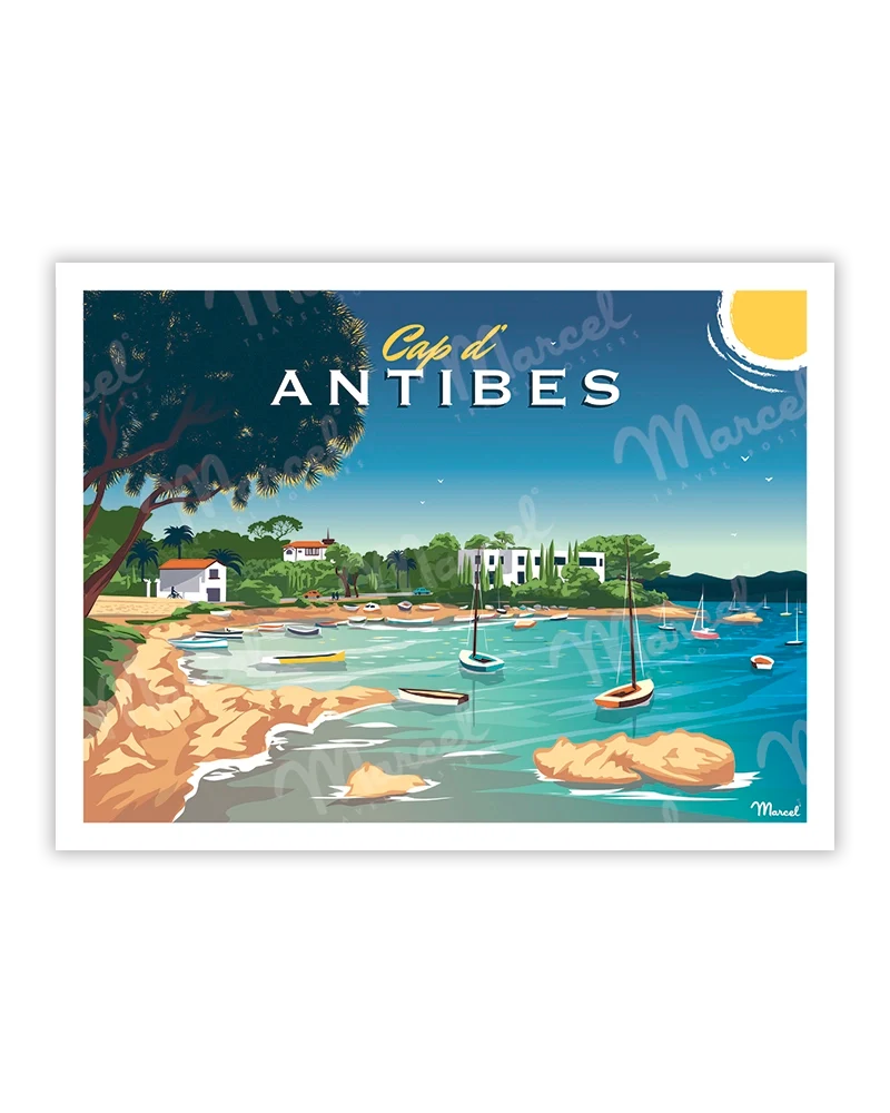 Affiche CAP D'ANTIBES