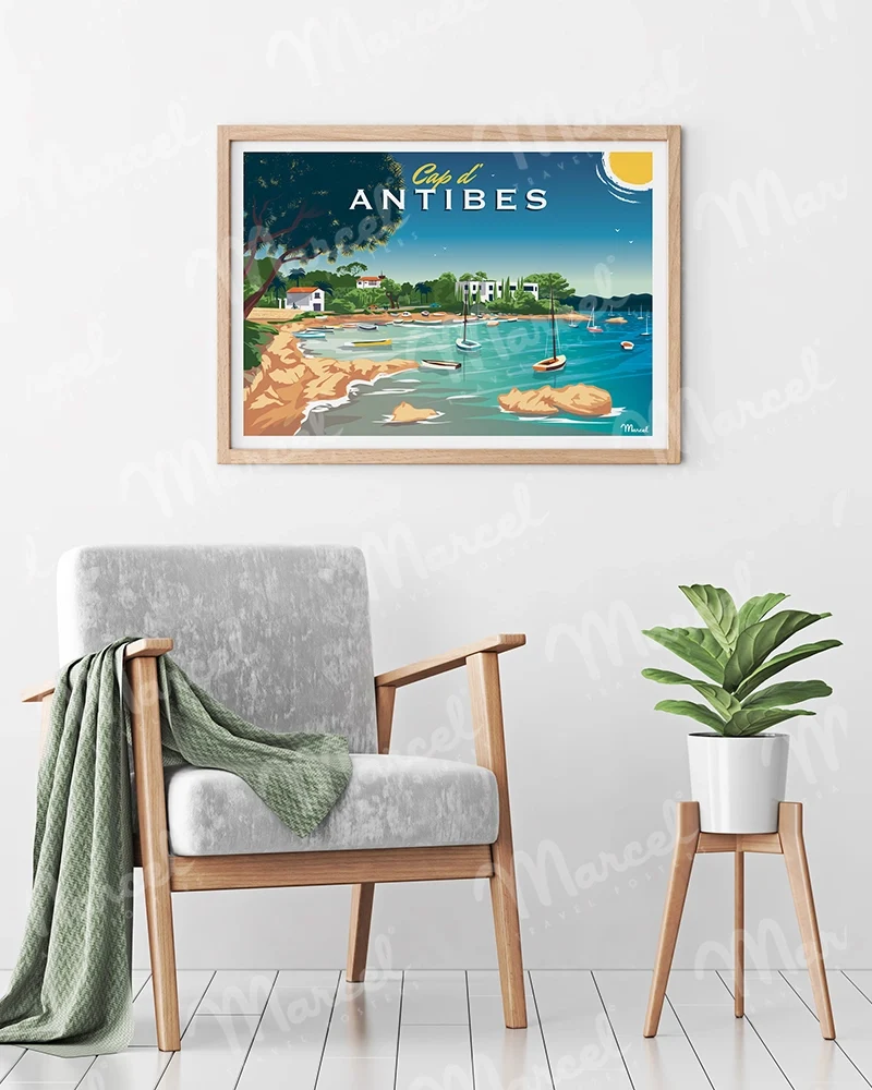 Affiche CAP D'ANTIBES