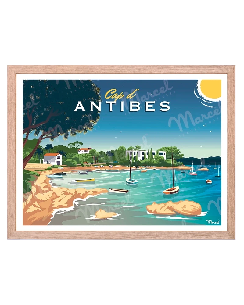 Affiche CAP D'ANTIBES