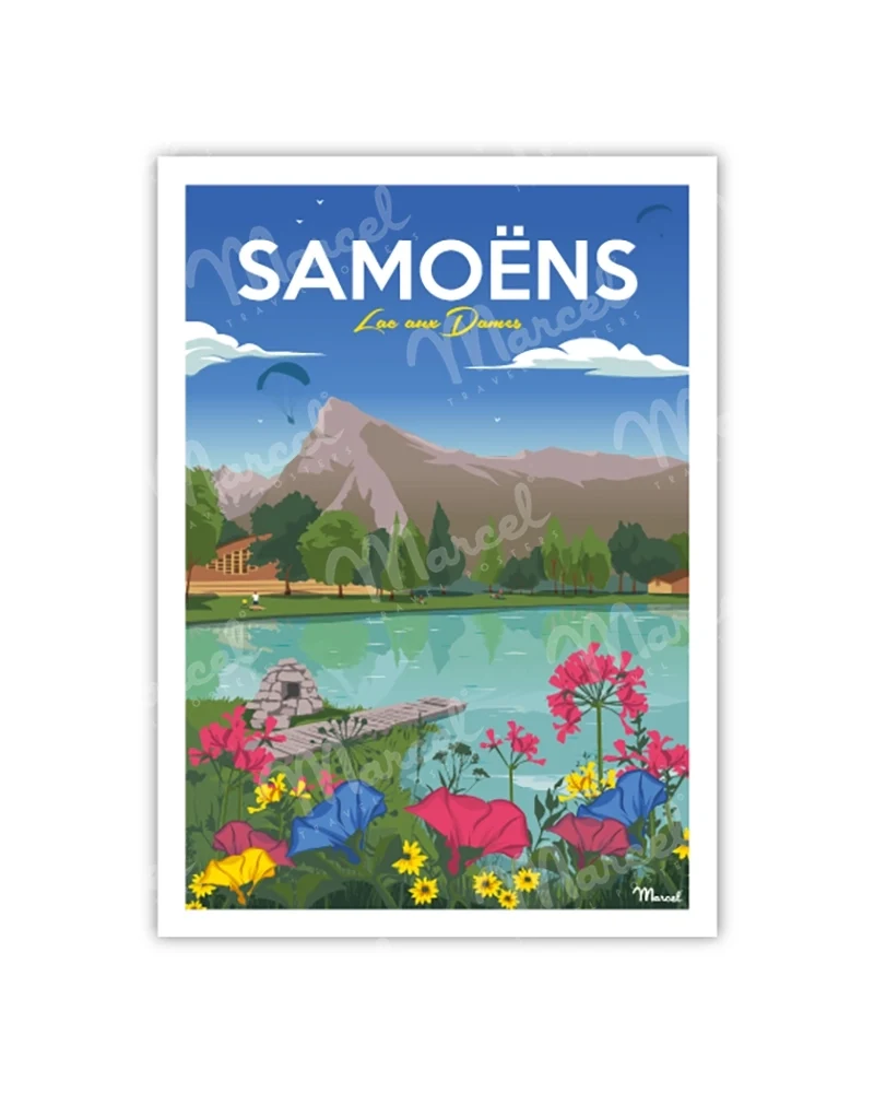 Carte Postale SAMOËNS "Lac aux Dames"