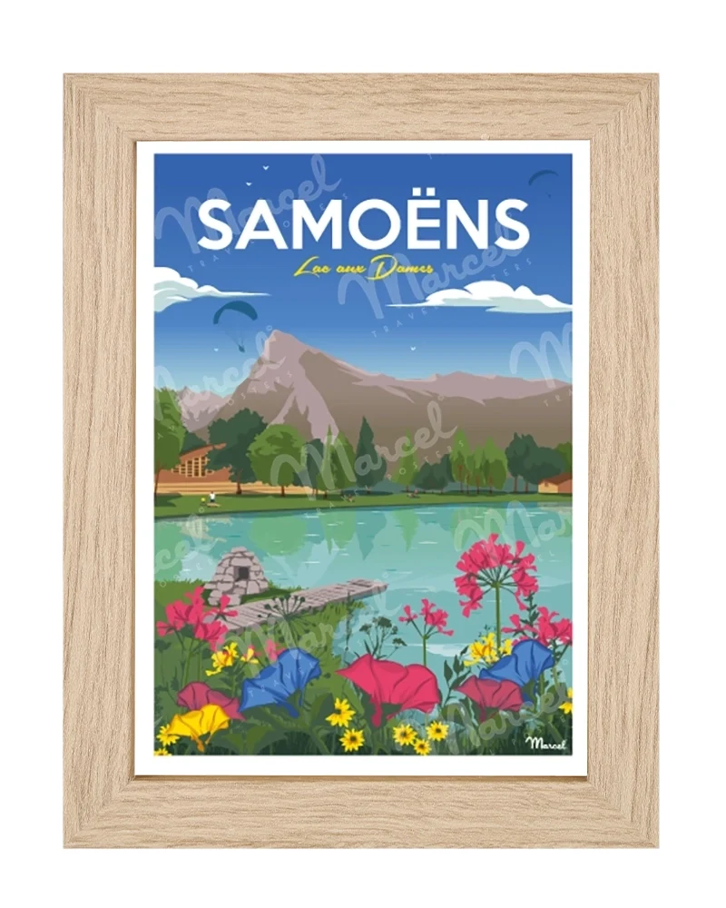 Carte Postale SAMOËNS "Lac aux Dames"