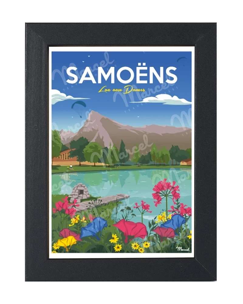 Carte Postale SAMOËNS "Lac aux Dames"