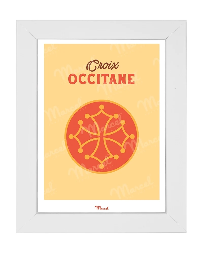 Carte postale Travel Color "Croix Occitane"