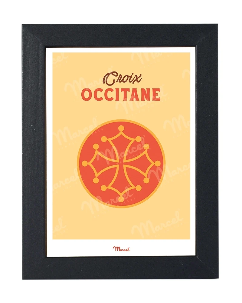 Carte postale Travel Color "Croix Occitane"