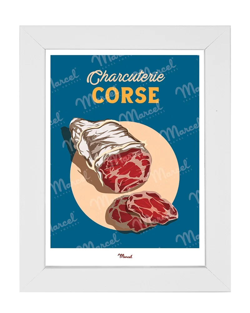 Carte postale Travel Color CORSE "Charcuterie"