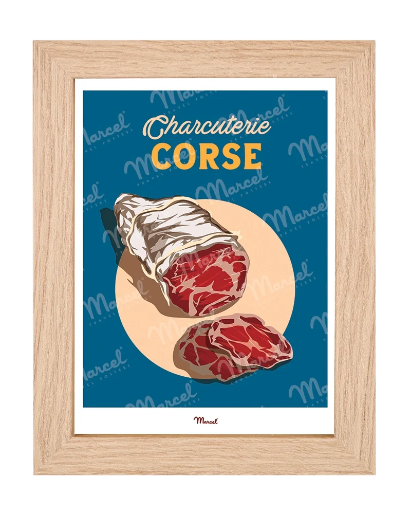 Carte postale Travel Color CORSE "Charcuterie"