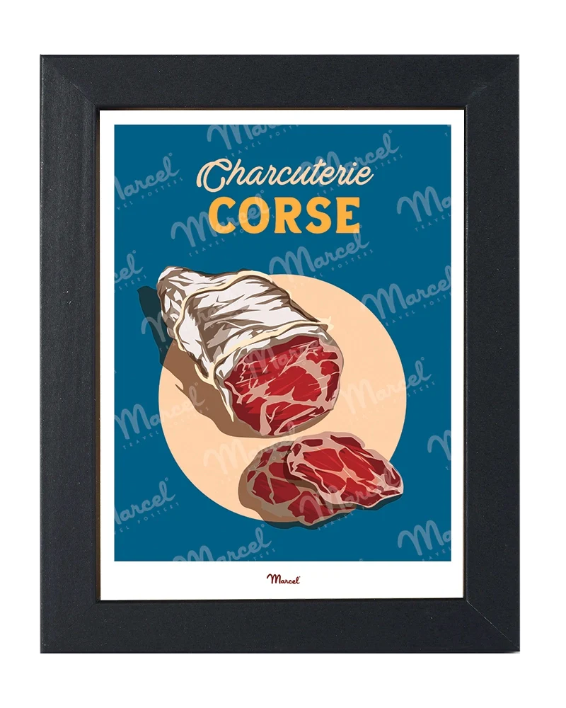 Carte postale Travel Color CORSE "Charcuterie"