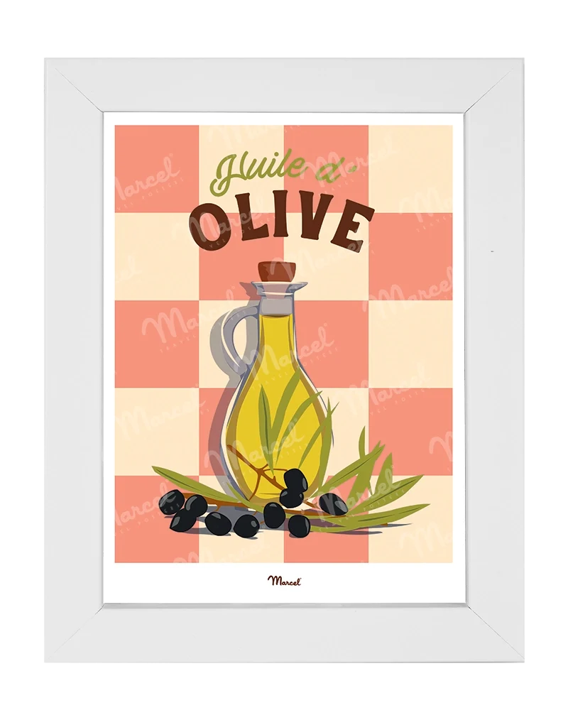 Carte postale Travel Color "Huile d'olive"