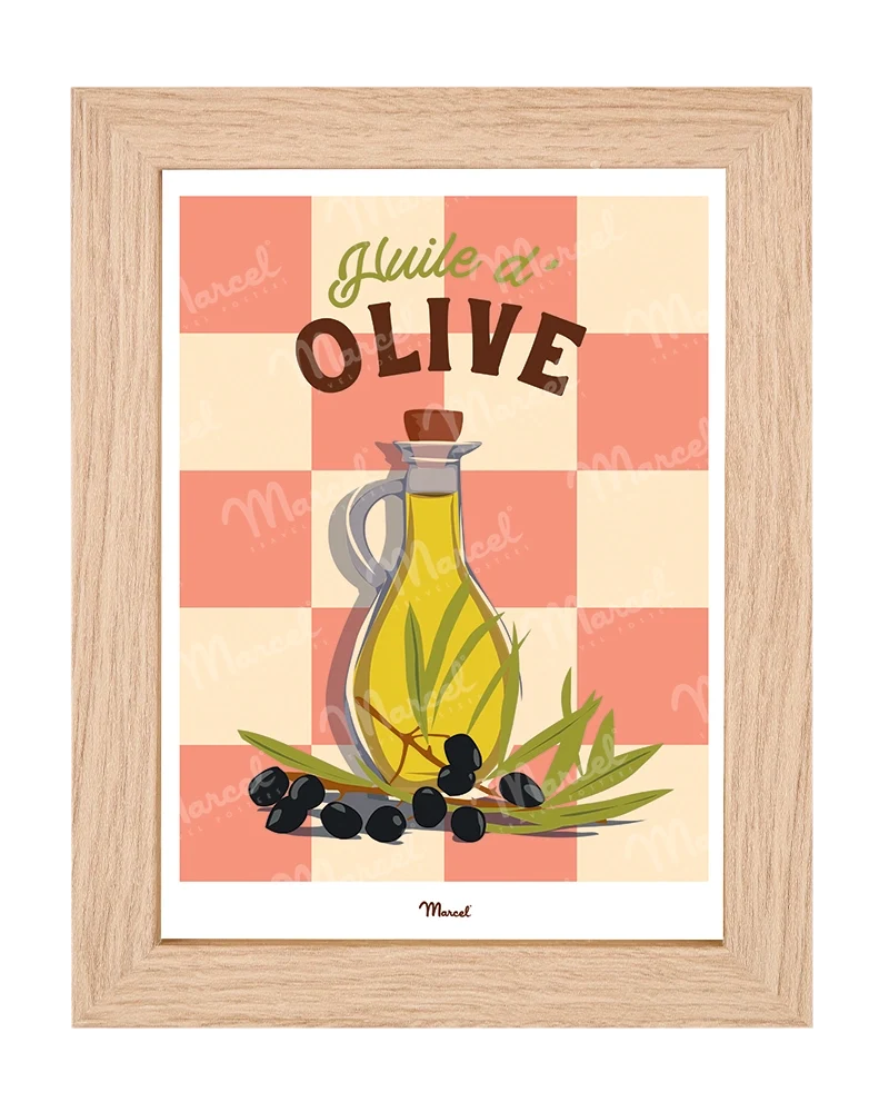 Carte postale Travel Color "Huile d'olive"