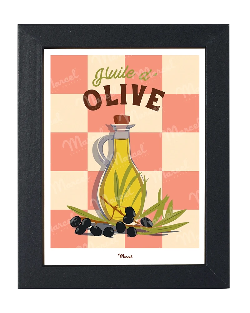 Carte postale Travel Color "Huile d'olive"