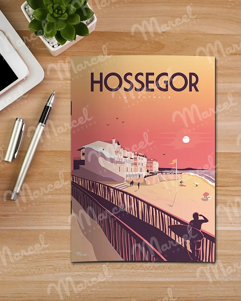 Carnet de Notes A5 48 pages HOSSEGOR "La Centrale"