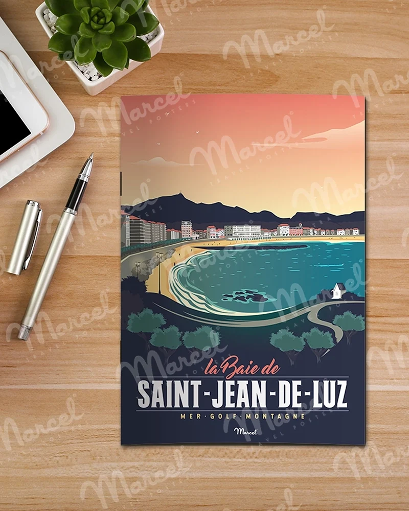 Carnet de Notes A5 48 pages SAINT-JEAN-DE-LUZ "Sainte Barbe"