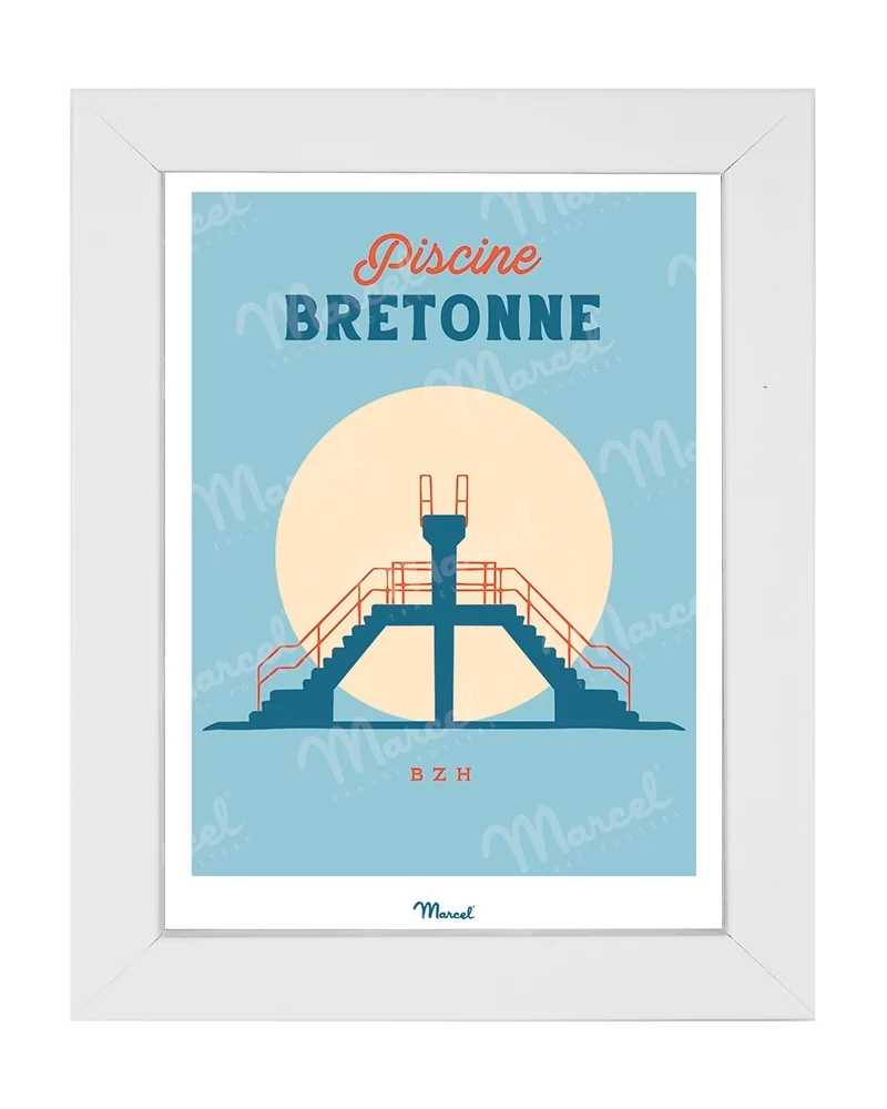 Carte postale Travel Color "Piscine Bretonne"