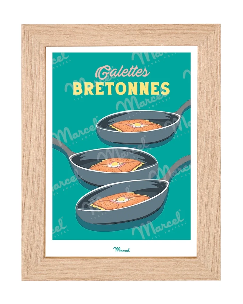 Carte postale Travel Color "Galettes Bretonnes"