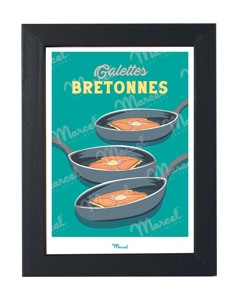 Carte postale Travel Color "Galettes Bretonnes"