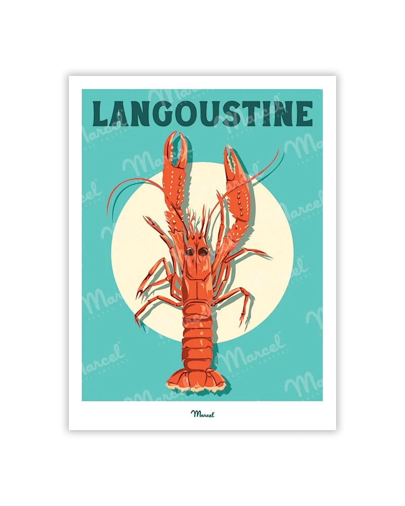 Carte postale Travel Color "Langoustine"