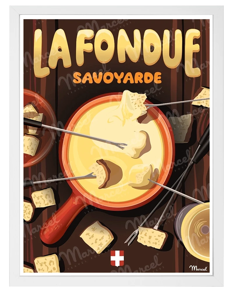 Affiche "La Fondue Savoyarde"