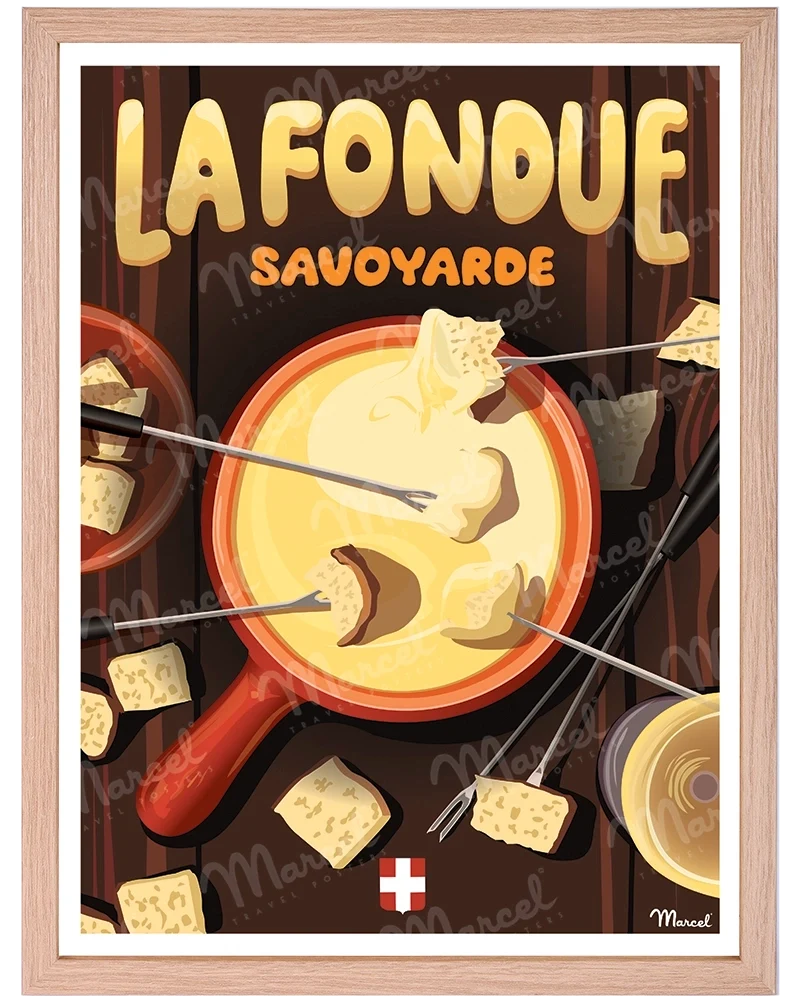 Affiche "La Fondue Savoyarde"
