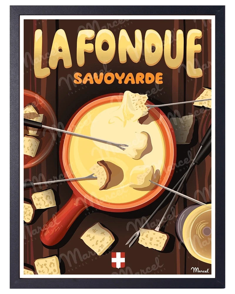 Affiche "La Fondue Savoyarde"