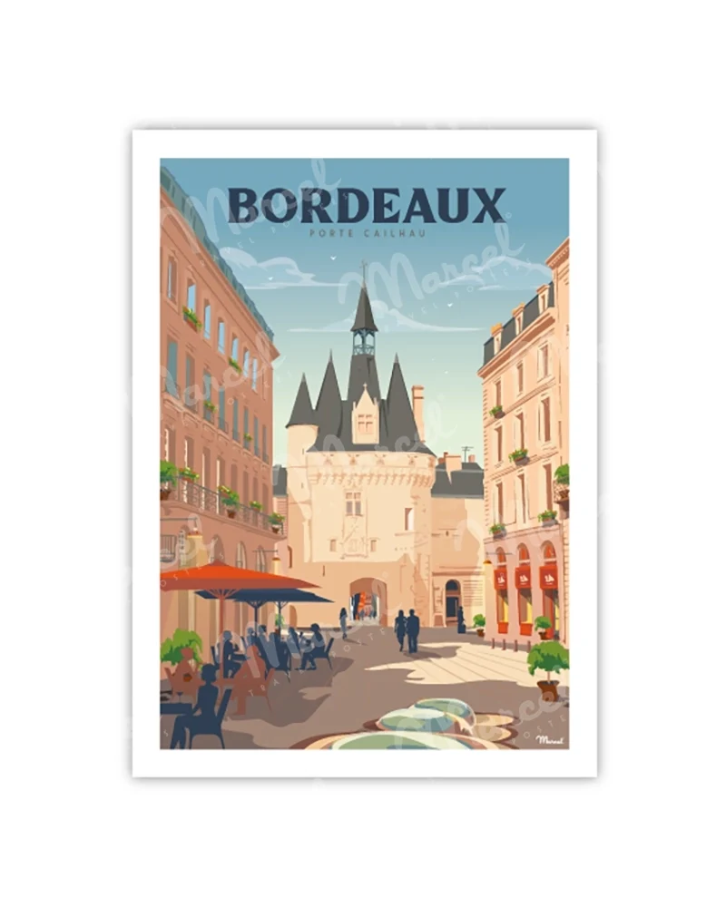 Carte Postale BORDEAUX "Porte Cailhau"