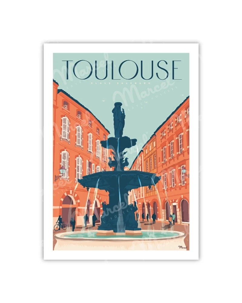 Carte Postale TOULOUSE "Place Salengro"