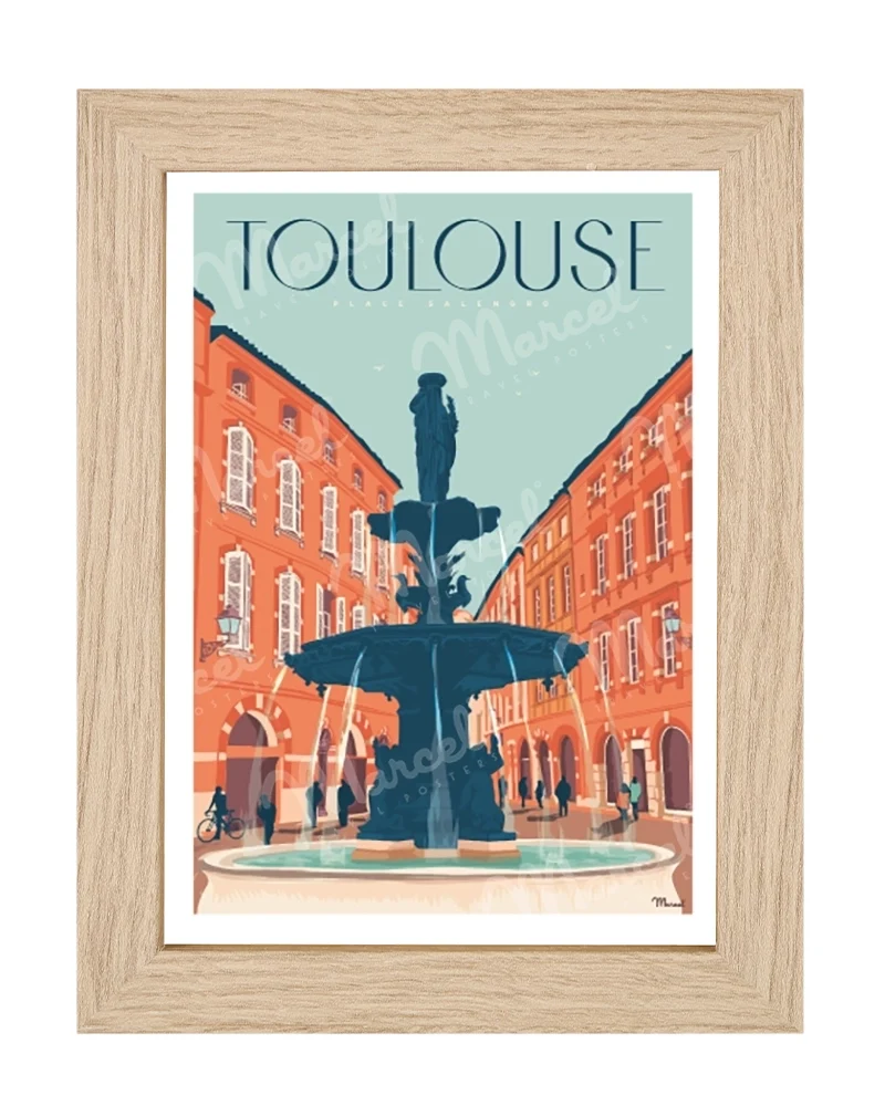 Carte Postale TOULOUSE "Place Salengro"