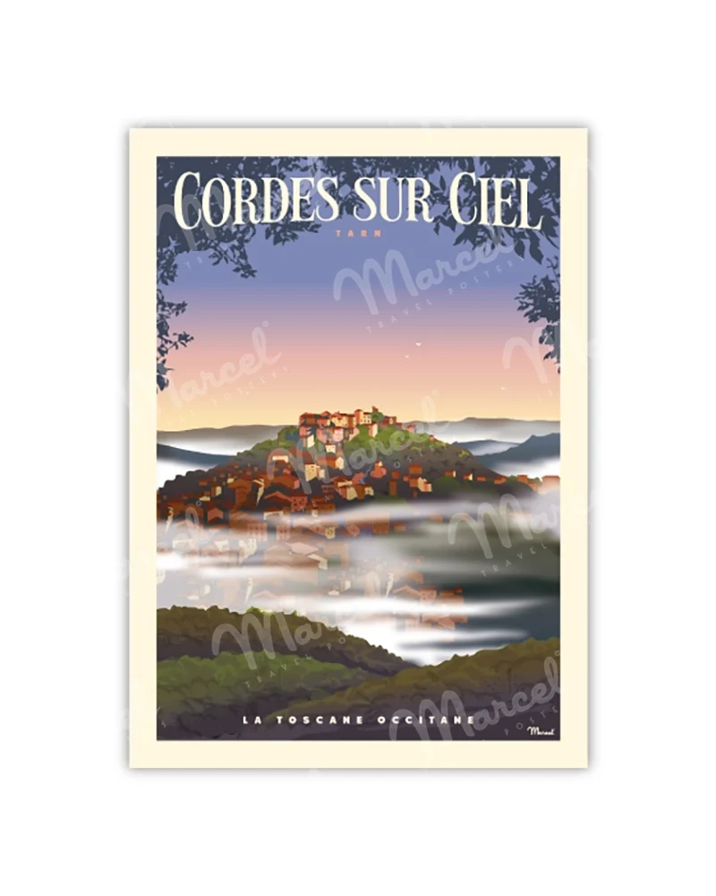 Carte Postale CORDES-SUR-CIEL