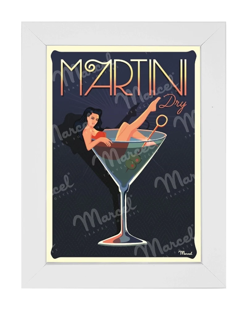 Carte Postale "Martini Dry"