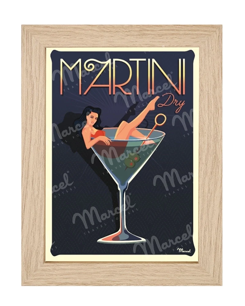 Carte Postale "Martini Dry"