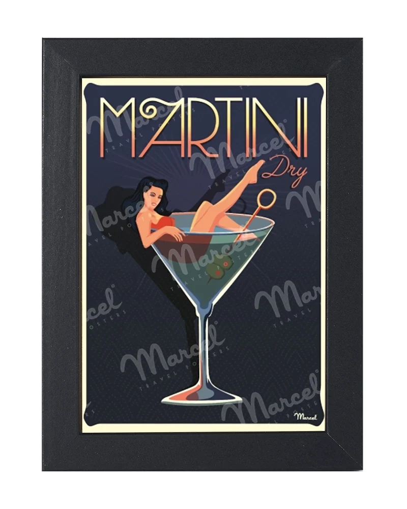 Carte Postale "Martini Dry"
