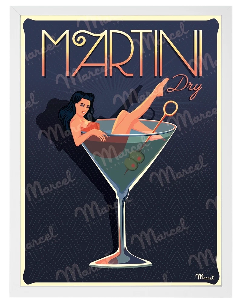 Affiche "Martini Dry"