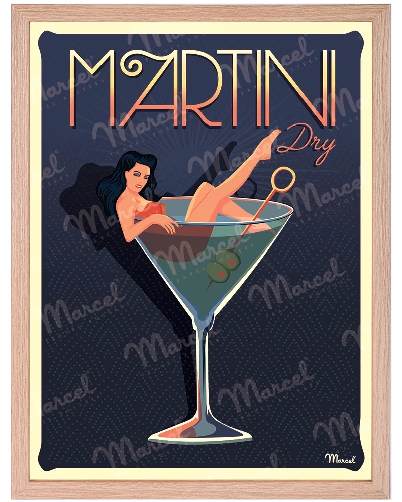 Affiche "Martini Dry"