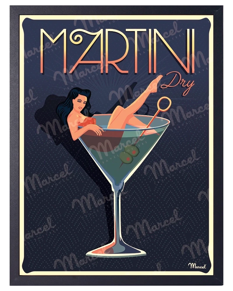 Affiche "Martini Dry"
