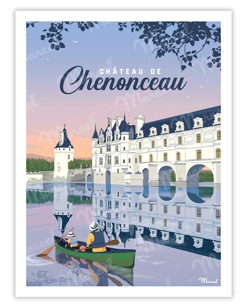 Affiche "Château de CHENONCEAU"