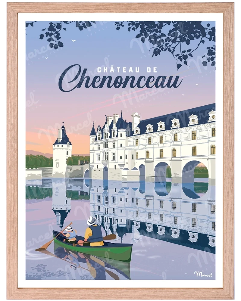 Affiche "Château de CHENONCEAU"
