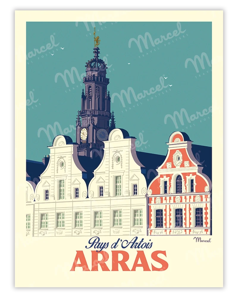 Affiche ARRAS "Pays d'Artois"