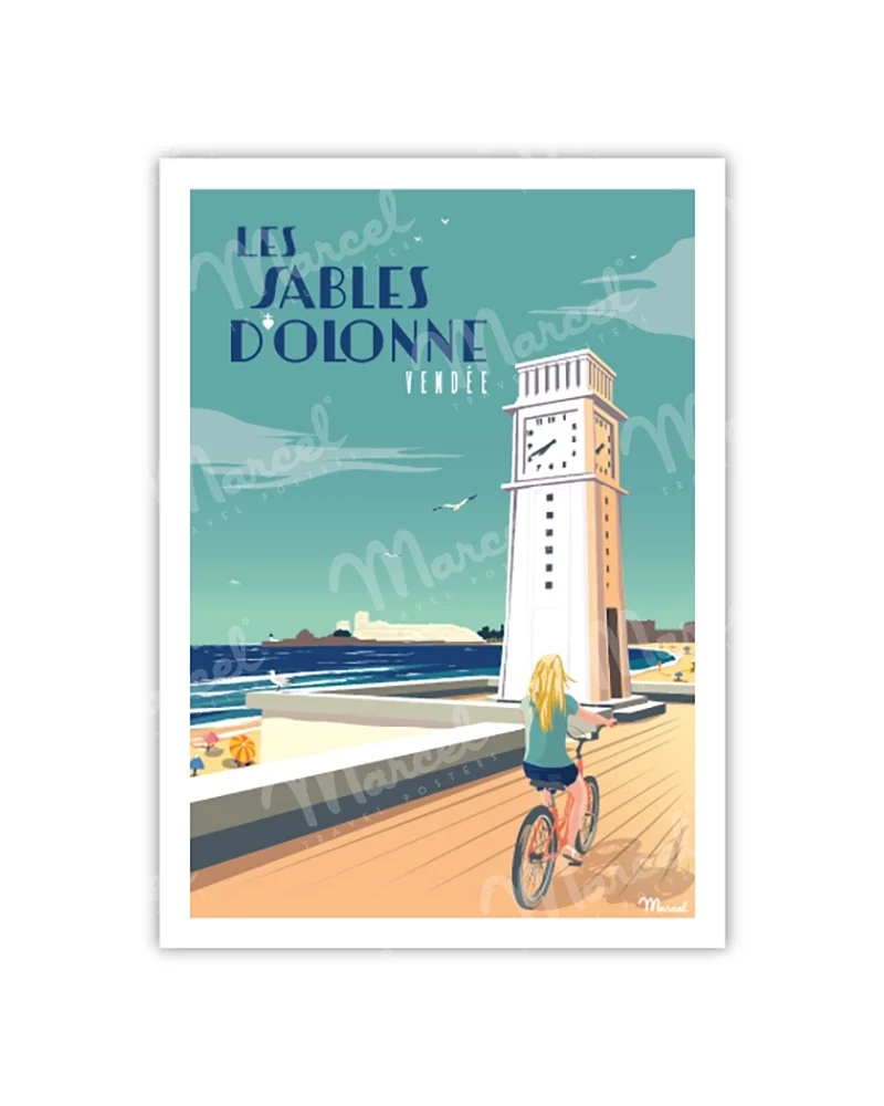 Carte Postale LES SABLES D'OLONNE "L'Horloge"