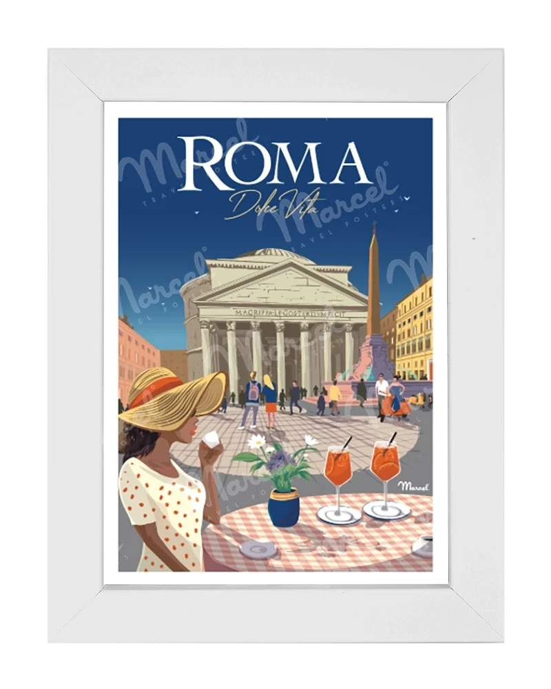 Carte Postale ROME "Dolce Vita"
