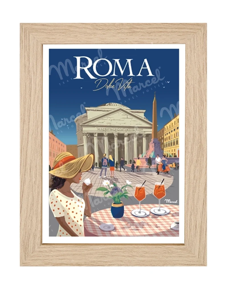 Carte Postale ROME "Dolce Vita"