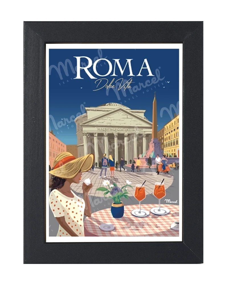 Carte Postale ROME "Dolce Vita"